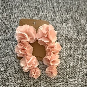 ELEGANT PINK FLORAL EARRINGS